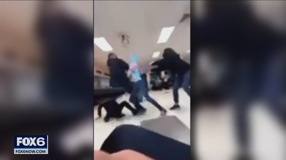 Kenosha middle school fight, officer on leave